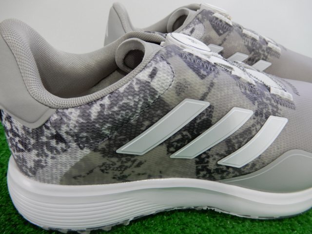 GK green * new goods 714 [ price cut ][25.0] Adidas S2G SL boa 23*GV9415* gray series * dial type * spike less golf shoes *3E* waterproof *