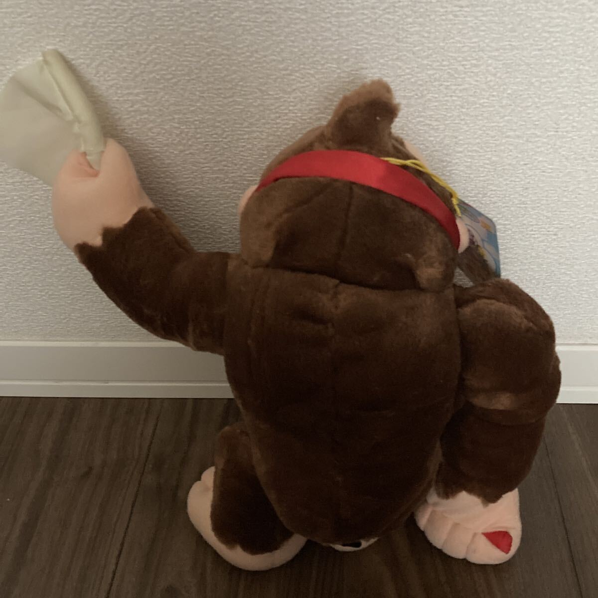 未使用・タグ付き マリオパーティー ドンキーコング mario party Donkey Kong　ぬいぐるみ 全高約40cm バンプレスト_画像2