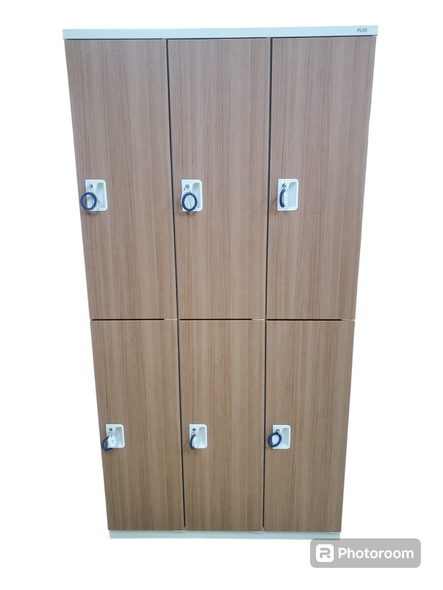  beautiful goods key attaching locker 6 person for wood grain many people for PLUS steel key 6.... Esthe salon office furniture store furniture ①*ara-30
