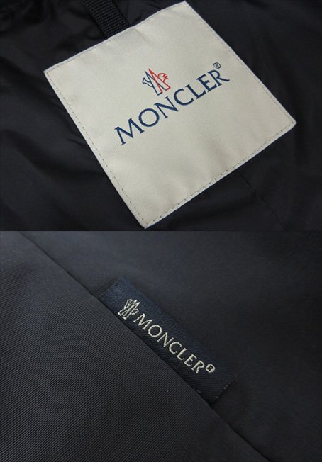 【モンクレール MONCLER】GRIMBERT 前たて部分ライナー付 2WAY ダウンコート (メンズ) size1 濃いめのネイビー系■17MW3103■_画像7