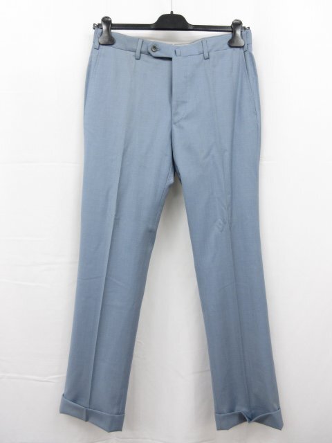  очень красивый товар [ INCOTEX INCOTEX]002X1 текстильный узор брюки слаксы ( мужской ) size48 голубой серия #17MPA0533#
