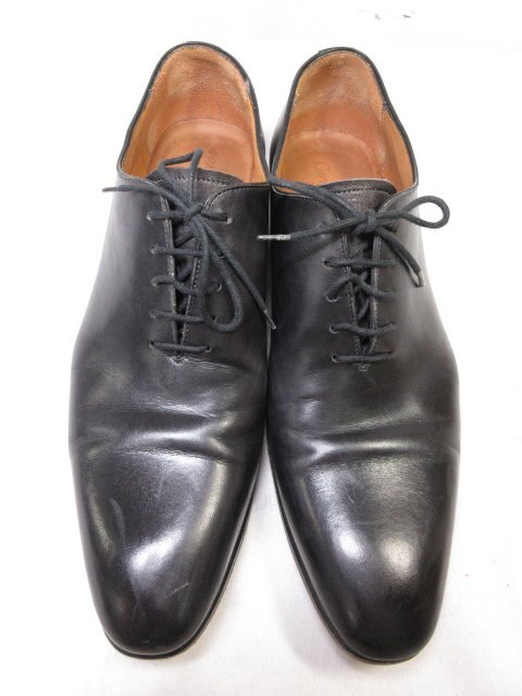 【カルロスサントス CARLOS SANTOS】 6903 ホールカット レザー ドレスシューズ 紳士靴 (メンズ) size9 ブラック ■30MZA5277■_画像2