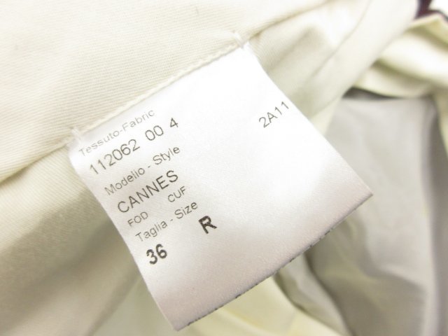 超美品【ブリオーニ Brioni】 ツータック ウールスラックス パンツ CANNES (メンズ) size36R ブラウン系 ■5MPA0237■_画像4