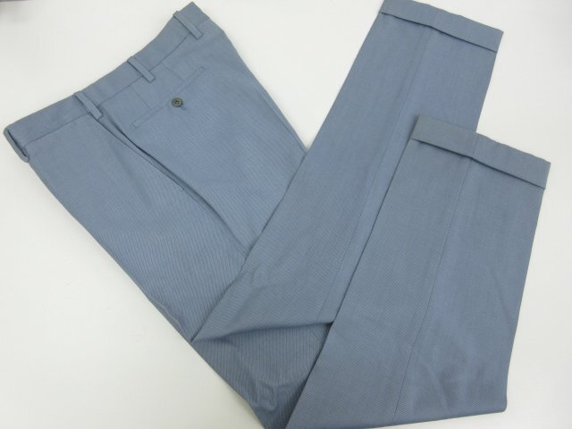  очень красивый товар [ INCOTEX INCOTEX]002X1 текстильный узор брюки слаксы ( мужской ) size48 голубой серия #17MPA0533#