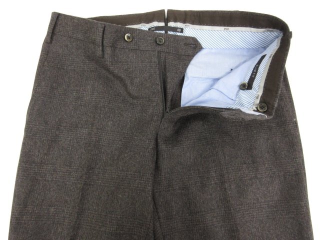 極美品 【ピーティーゼロウーノ PT01】 Slim Fit super110's ウールスラックス パンツ(メンズ) 48 ブラウン系 C0JF01 0R76 0180■28MPA0545_画像7