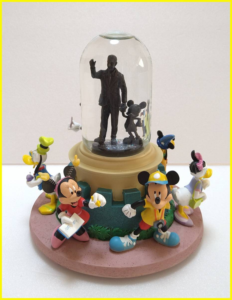 欠損有 気泡★スノーグローブ パートナーズ★ミッキー マウス/ウォルト ディズニー　ストア 破損★Partners Snow Globe Walt Disney Mickey_画像1