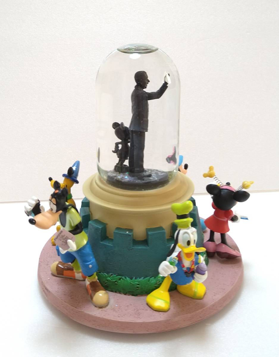 欠損有 気泡★スノーグローブ パートナーズ★ミッキー マウス/ウォルト ディズニー　ストア 破損★Partners Snow Globe Walt Disney Mickey_画像4