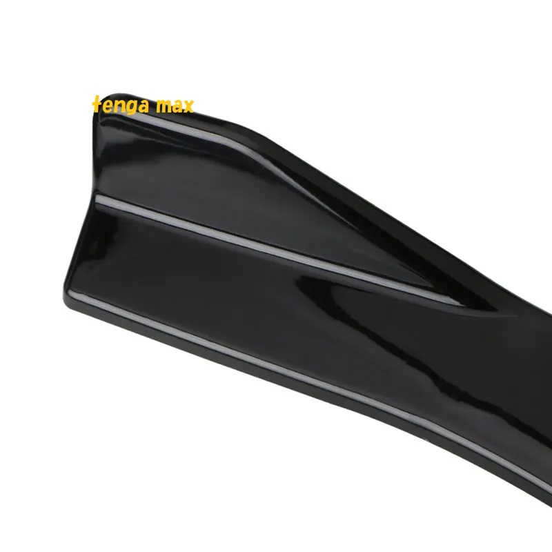 汎用 タイプ 社外 カスタム ディフューザー カナード リップ ブラック カラー リア バンパー スカート 1ペア エアロ フェンダー F495_画像6