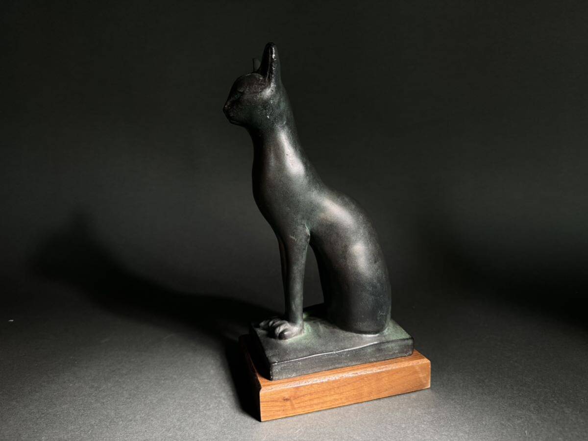 Austin SCULPTURE オースティン スカルプチャー エジプト猫 オブジェ 猫 置物 USA製 ヴィンテージ 1965年の画像4