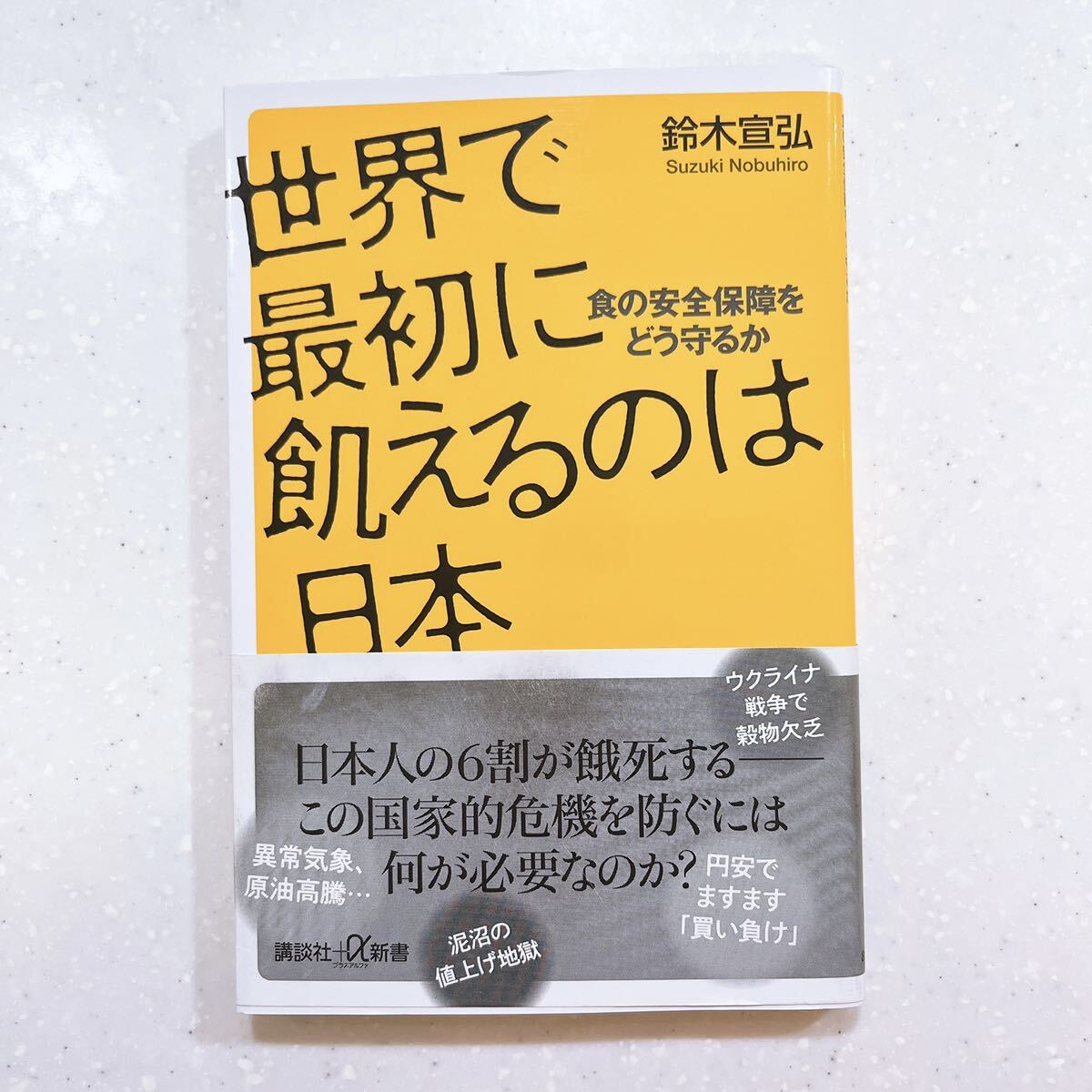 世界で最初に飢えるのは日本　食の安全保障をどう守るか （講談社＋α新書） 鈴木宣弘／〔著〕_画像1