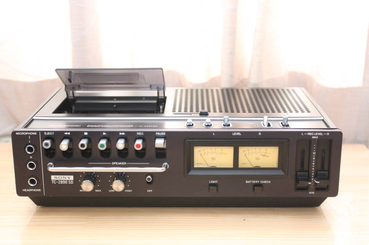 SONY ソニー　カセットデッキ 　デンスケ　TC-2890SD