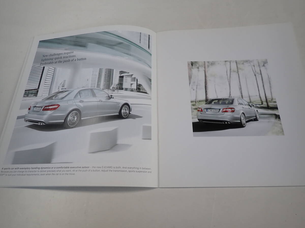 ★【メルセデスベンツE63AMG】専用カタログ/2009年7月/英語版/送料185円/Eクラス_画像4