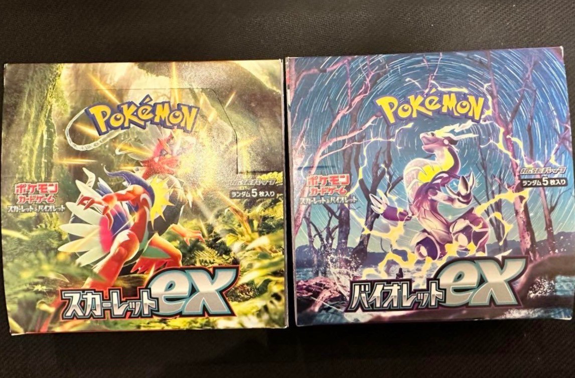 バイオレットex スカーレットex ポケモンカード 2BOX ２箱セット 60packs pokemon cards Japanese 新品未開封　ポケカ_画像1