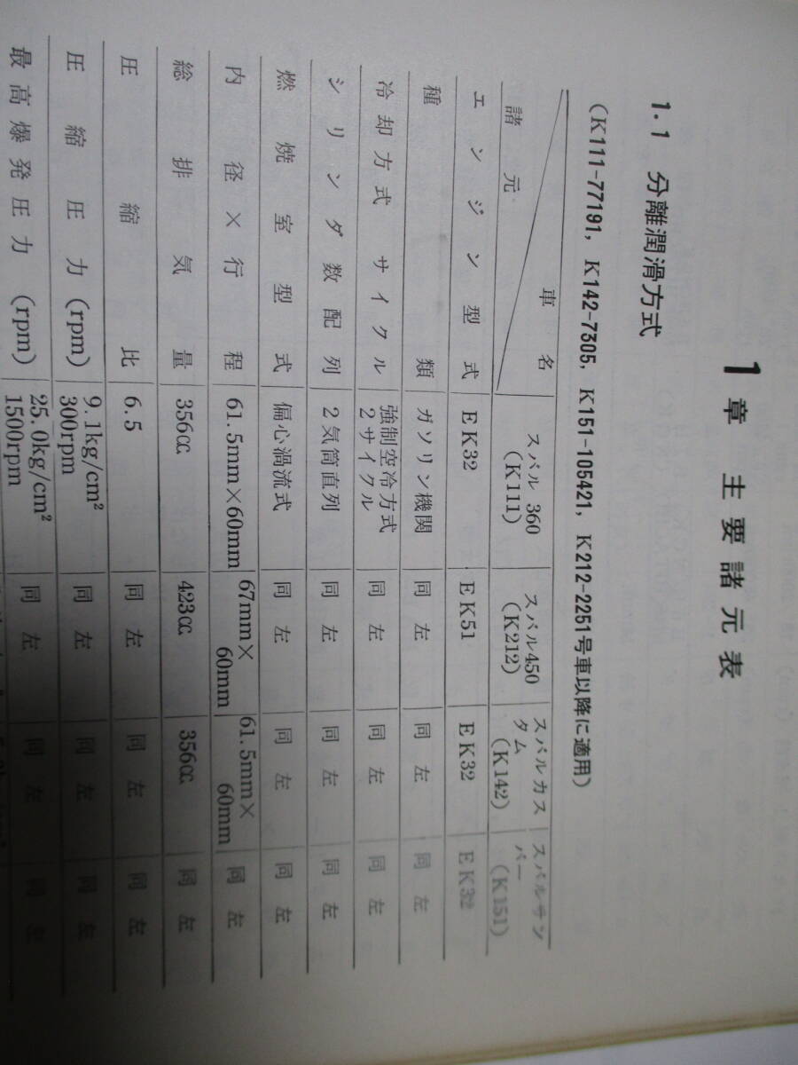 スバル３６０ EK32型 点検・構造・分解 の本 Ｋ111 Ｋ151 の画像10