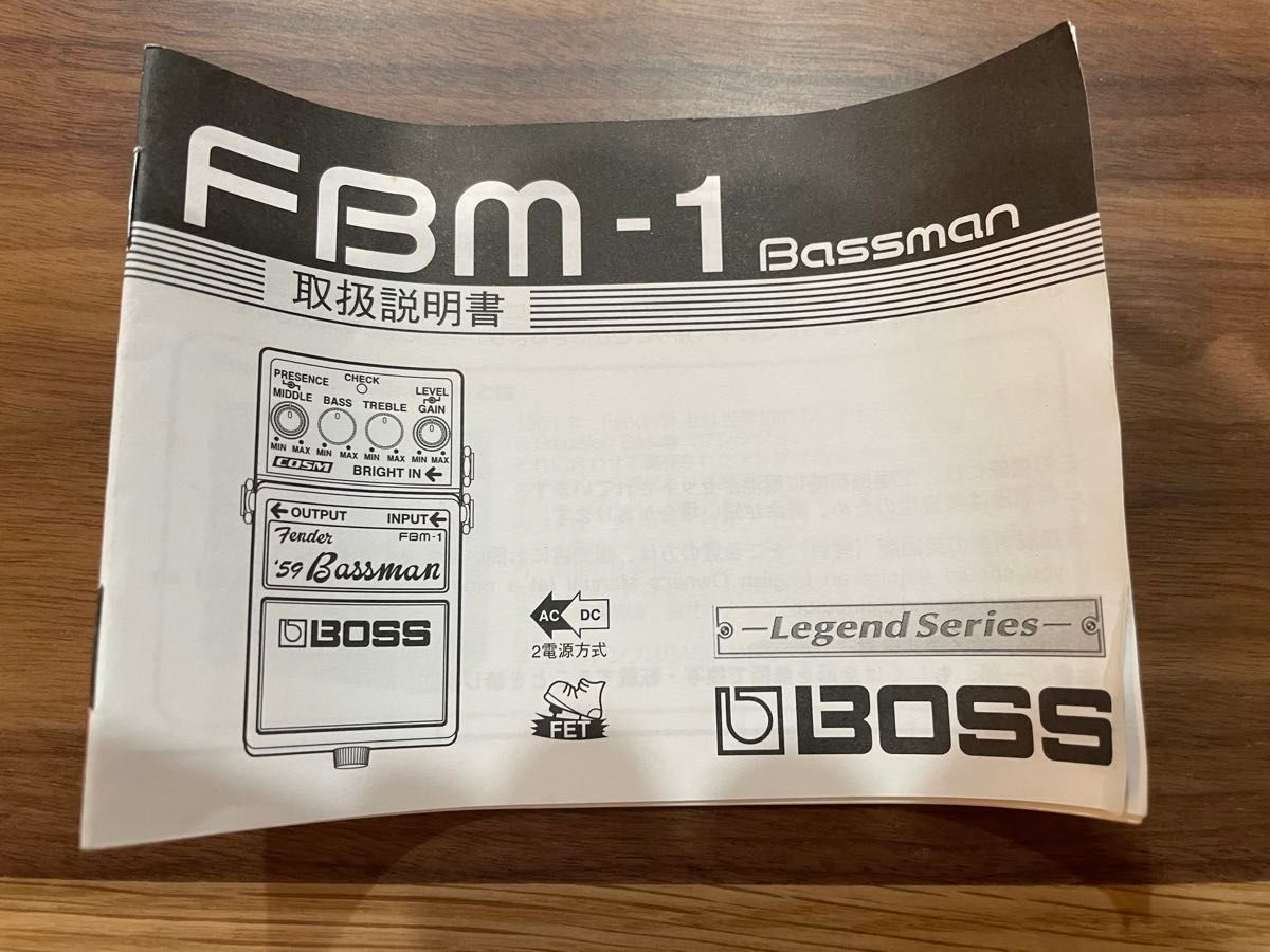 BOSS エフェクター Fender ‘59 Bassman FBM-1 -Legend Series- 