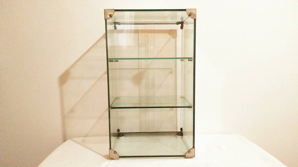 ♪昭和 レトロ 3段ガラスケース ガラス ディスプレイ コレクション用に♪の画像3