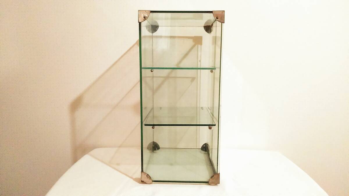♪昭和 レトロ 3段ガラスケース ガラス ディスプレイ コレクション用に♪の画像5