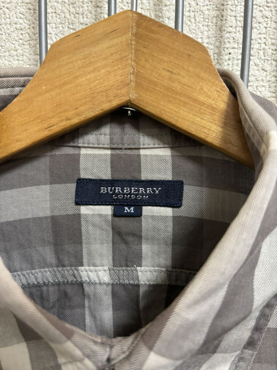 [BURBERRY] Burberry рубашка с длинным рукавом проверка уголь серия M Y2774