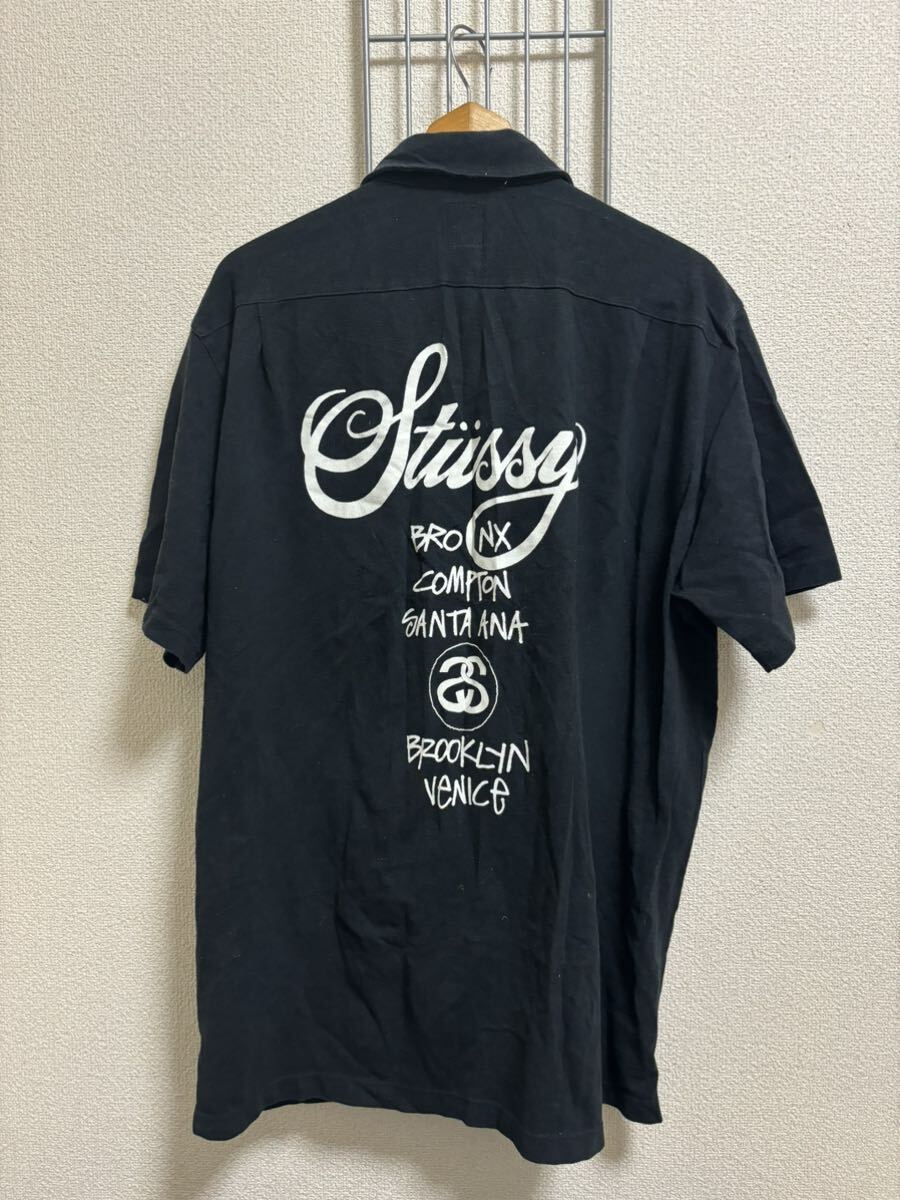 ［STUSSY］ステューシー　半袖シャツ ブラック　X LARGE 0240412-51_画像6