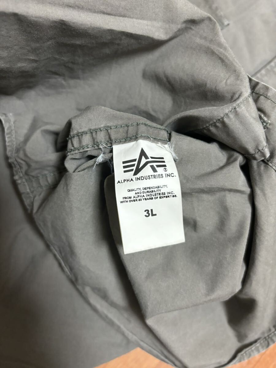 ［ALPHA INDUSTRIES INC.］アルファ 半袖シャツ 2XL 0240412-63の画像5