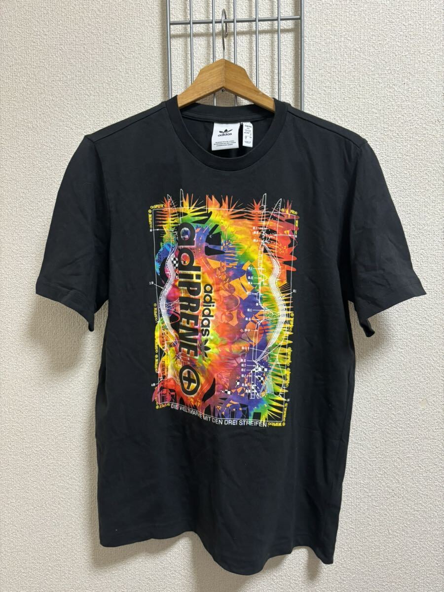 ［adidas］アディダス　半袖Tシャツ　ブラック　M Y2883_画像1