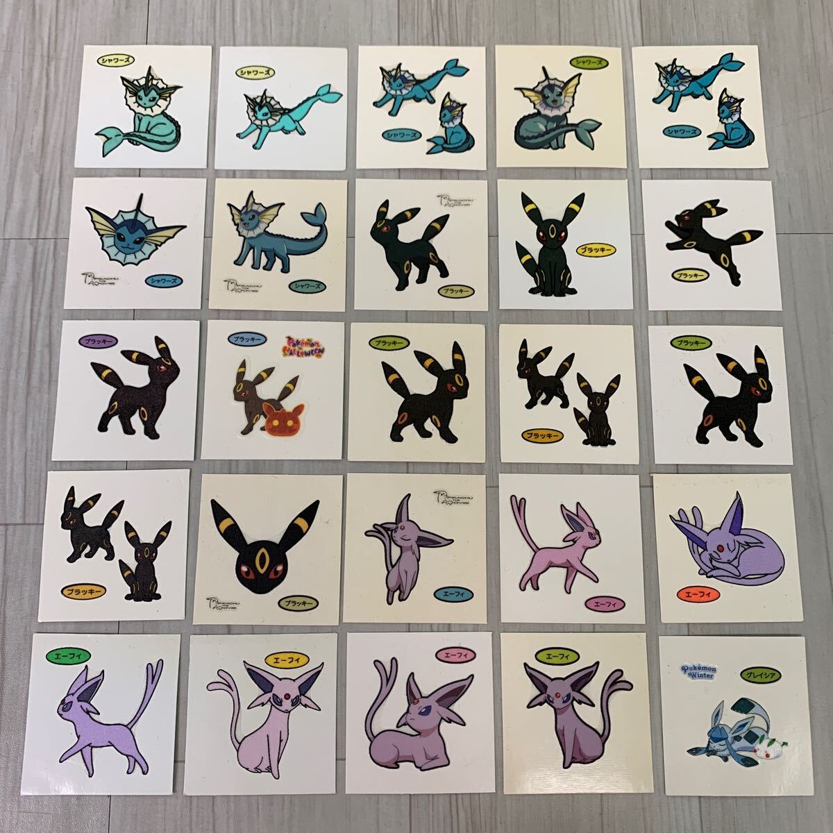 第一パン ポケモンパン デコキャラシール イーブイ ブイズ 100枚 ポケットモンスターの画像6