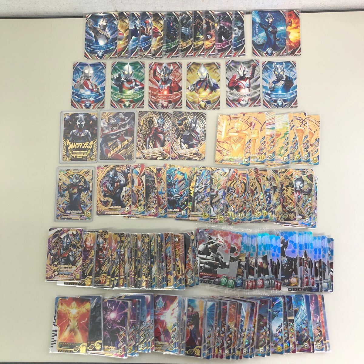 ウルトラマン　フュージョンファイト　172枚まとめ　SEC/SPR/UR/GR/CP/DR/OR/SR/P　初期1弾UR・OR　未開封DR　など_画像1