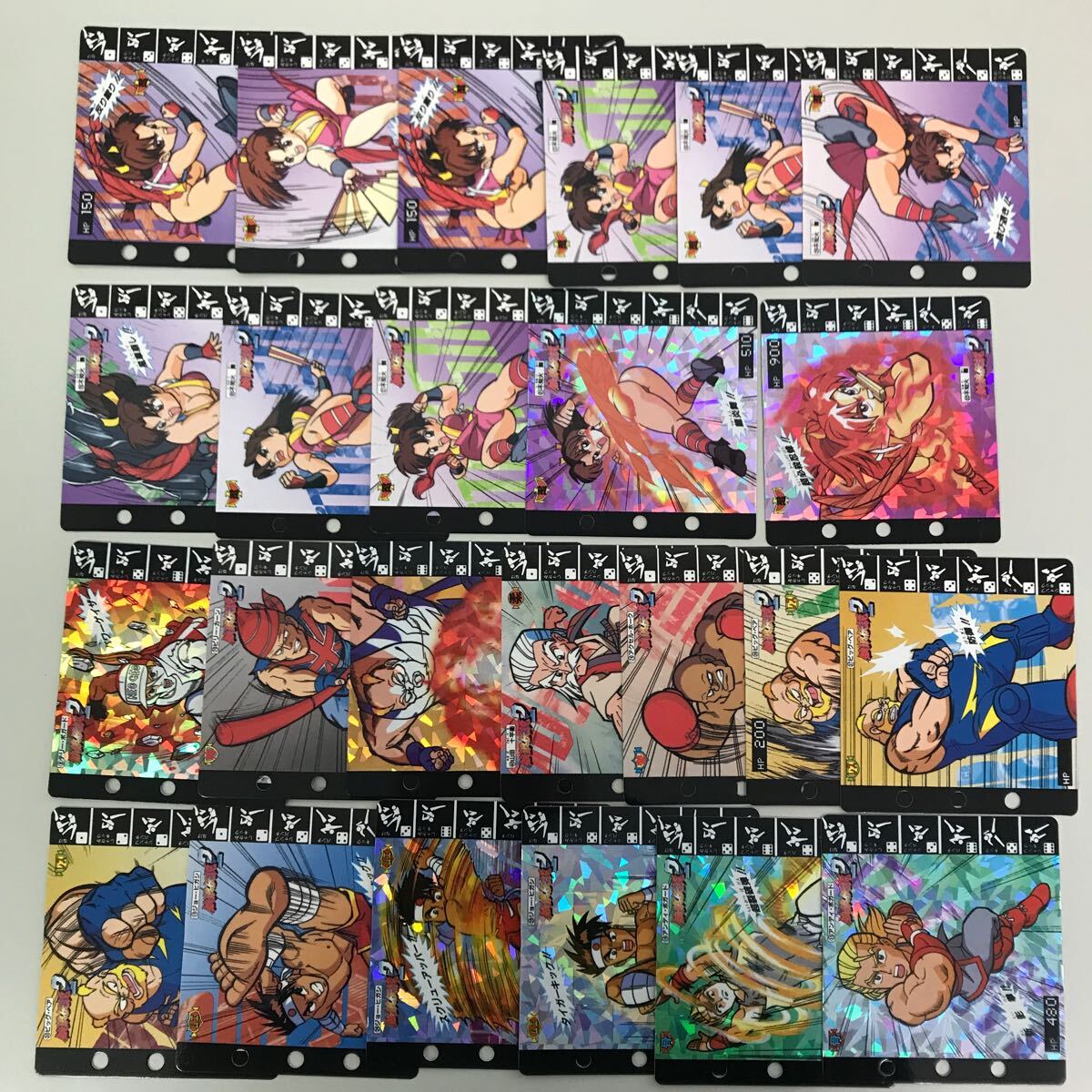 餓狼伝説２ タカラ キャラクターファイル カード キラ 1993年 不知火舞 約120枚の画像3