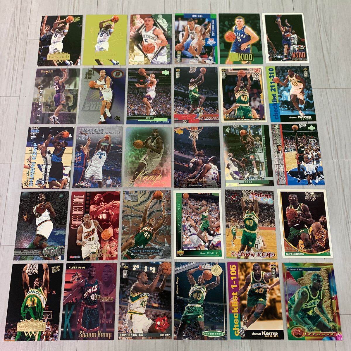 ②バスケットボール NBA カード 約200枚 デニスロッドマン・アレンアイバーソン・スコッティピッペン・アキームオラジュワン などの画像4