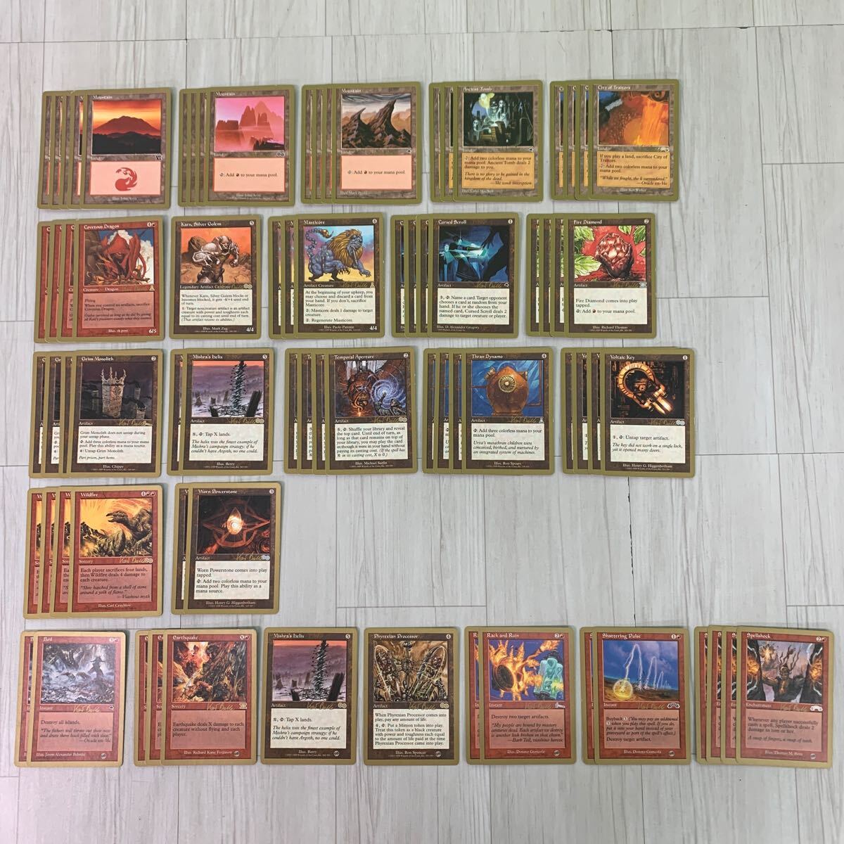 MTG World Championship Decks 1999 Kai Budde 赤茶単 ワールドチャンピオンシップデックス1999 カイブッディ 金枠の画像1