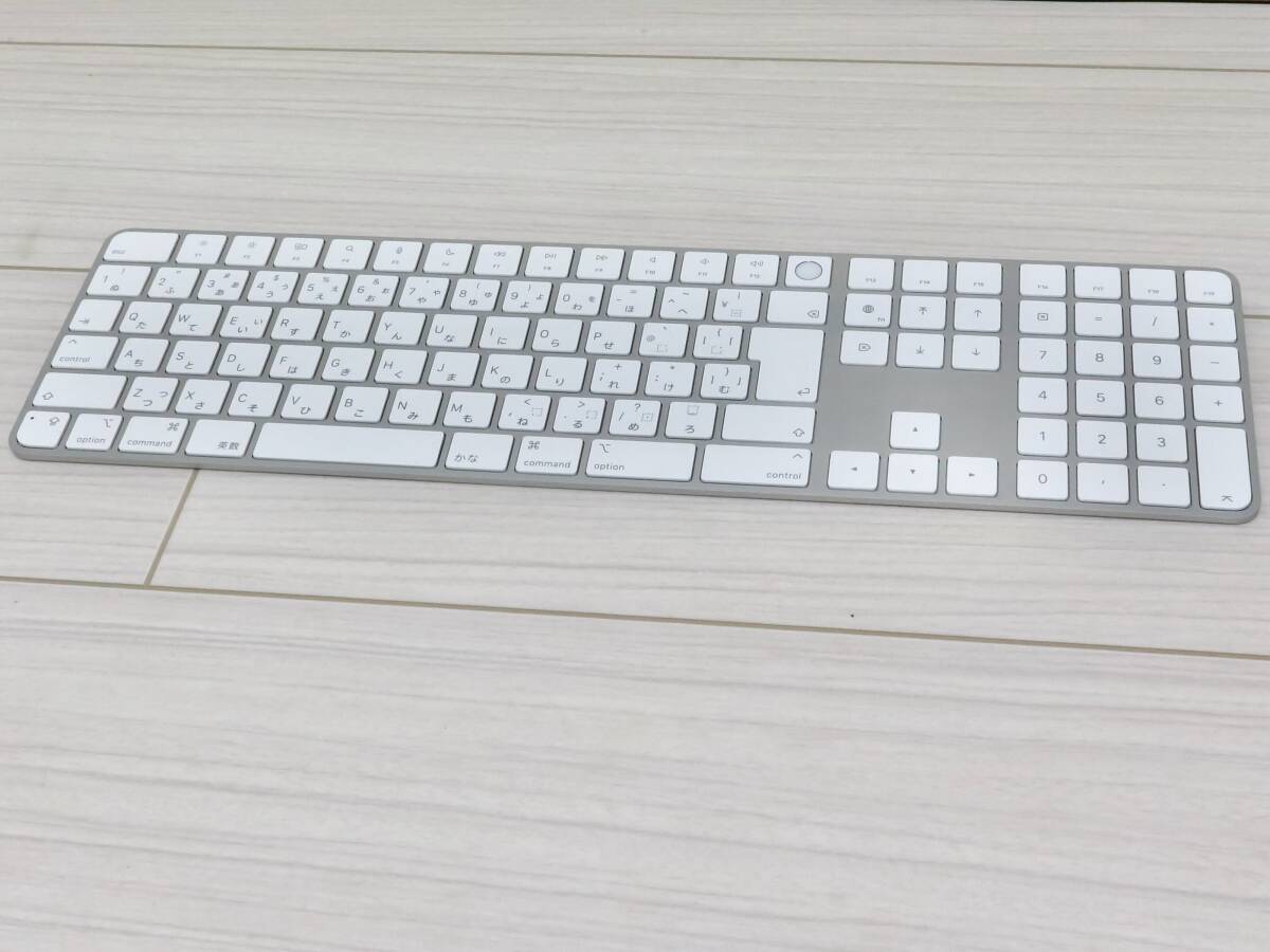 Appleシリコン搭載Macモデル用 Touch ID搭載Magic Keyboard テンキー付き 日本語（JIS）MK2C3J/Aの画像4