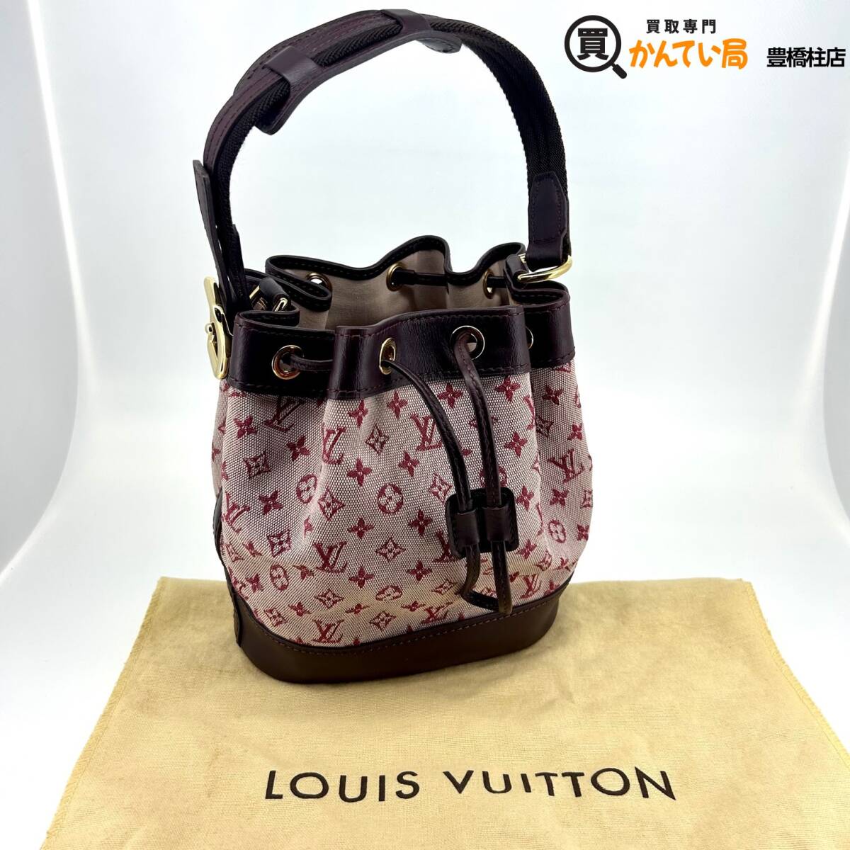 ルイヴィトン LOUIS VUITTON ショルダーバッグ M92686 ノエリー ジャガード×レザー スリーズ バッグ モノグラムミニの画像1