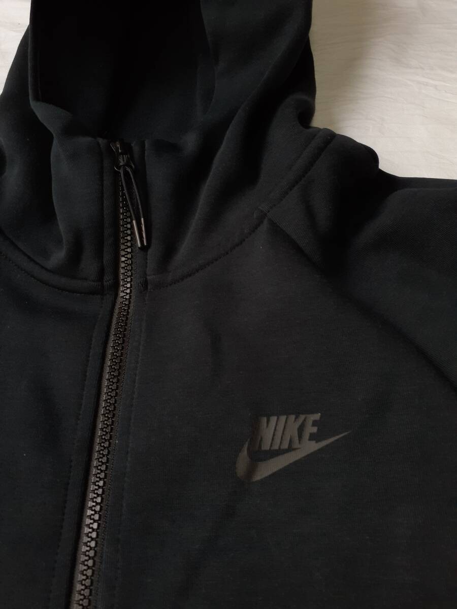 NIKE ナイキ テック フリース スウェット ジップパーカー size L ブラック 美品 928484の画像5