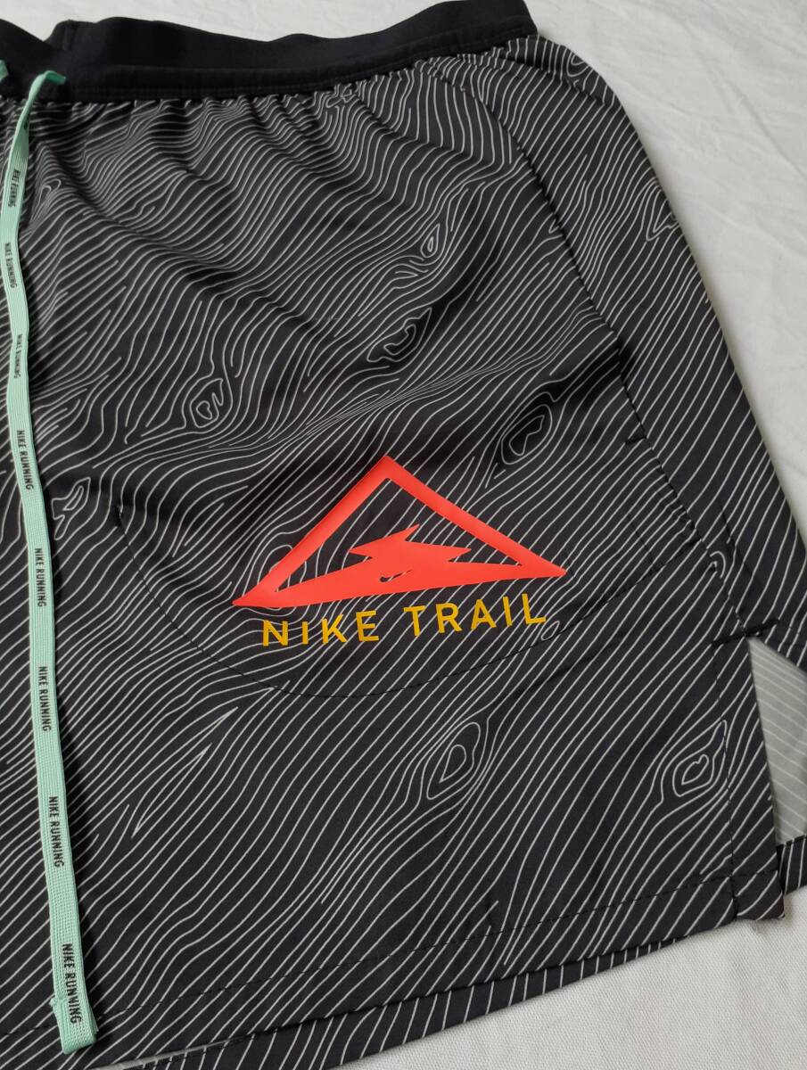 NIKE ナイキ フレックス ストライド ポリエステル ハーフパンツ ショート size XL ブラック 黒 超美品 CQ7950 ランニング ジョギング_画像8