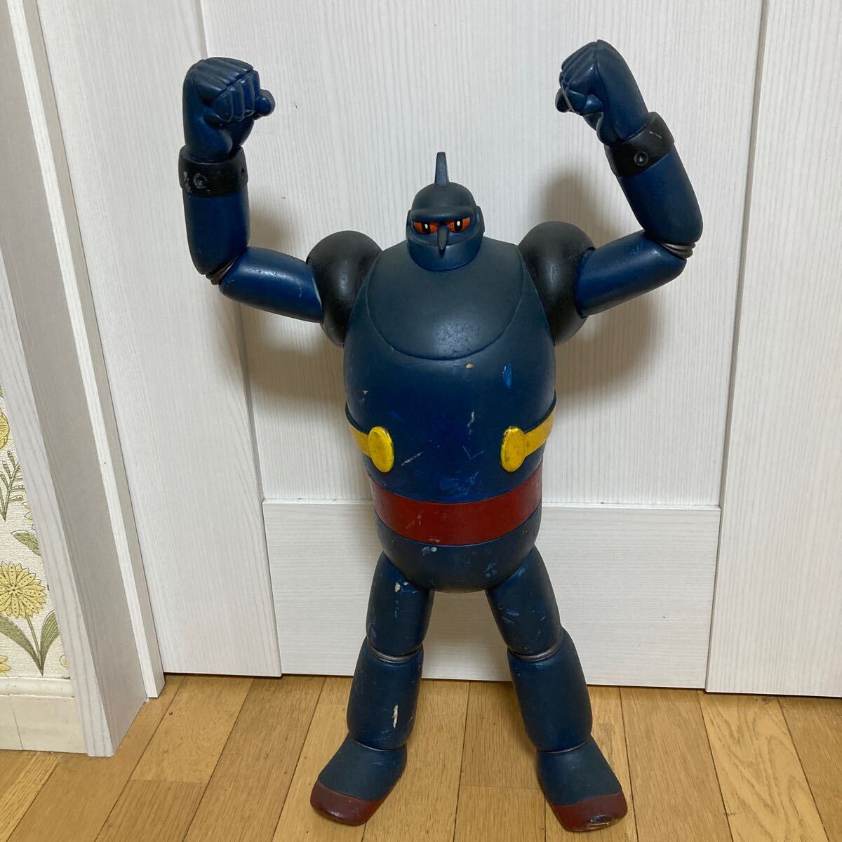 qtoo Tetsujin 28 number width mountain brilliance big size figure height approximately 60cm( pair .~.. till ) Junk 