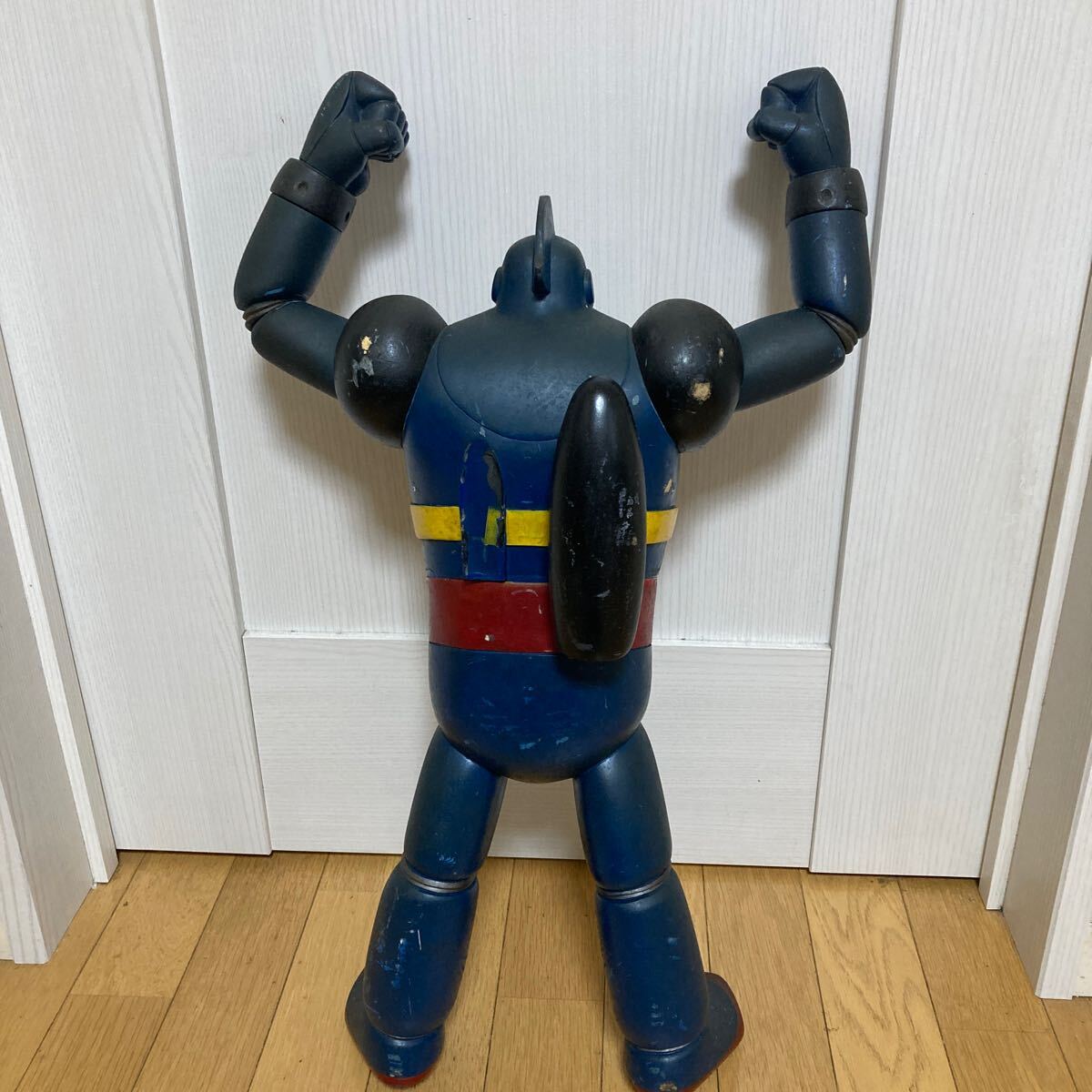 qtoo Tetsujin 28 number width mountain brilliance big size figure height approximately 60cm( pair .~.. till ) Junk 