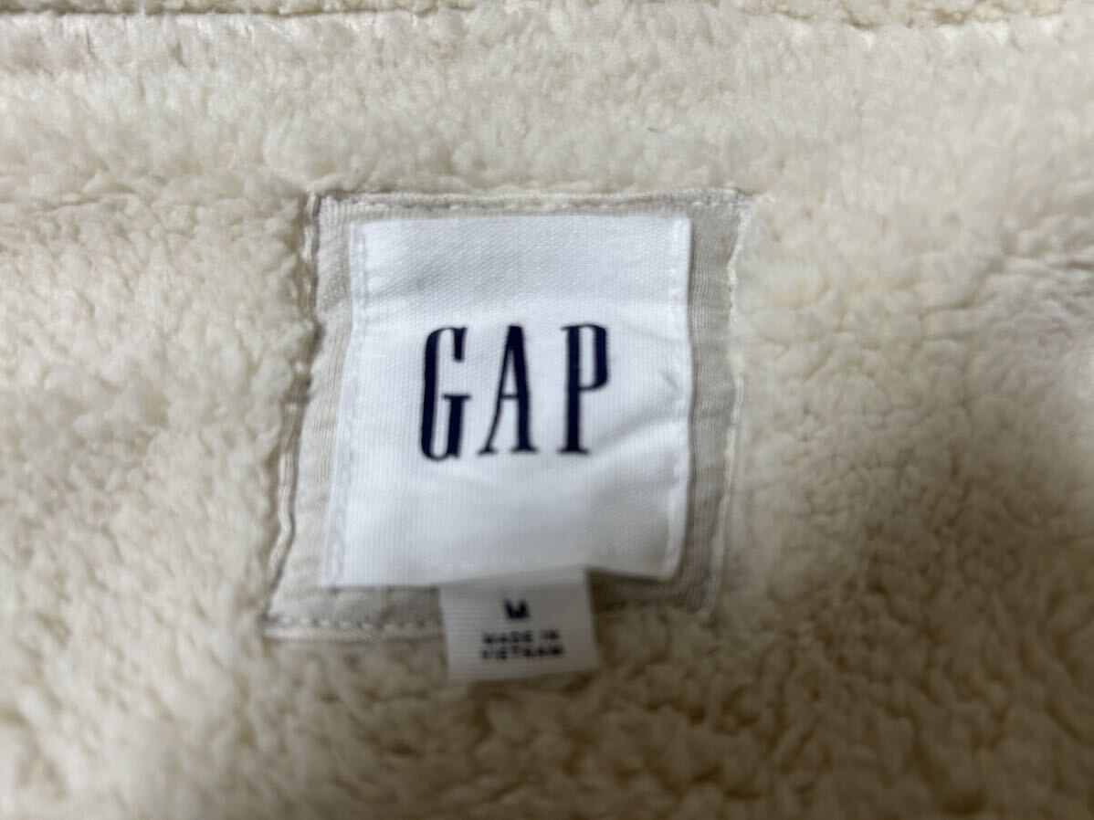 【美品】GAP ギャップ　スウェットパーカー　サイズM 裏起毛_画像5