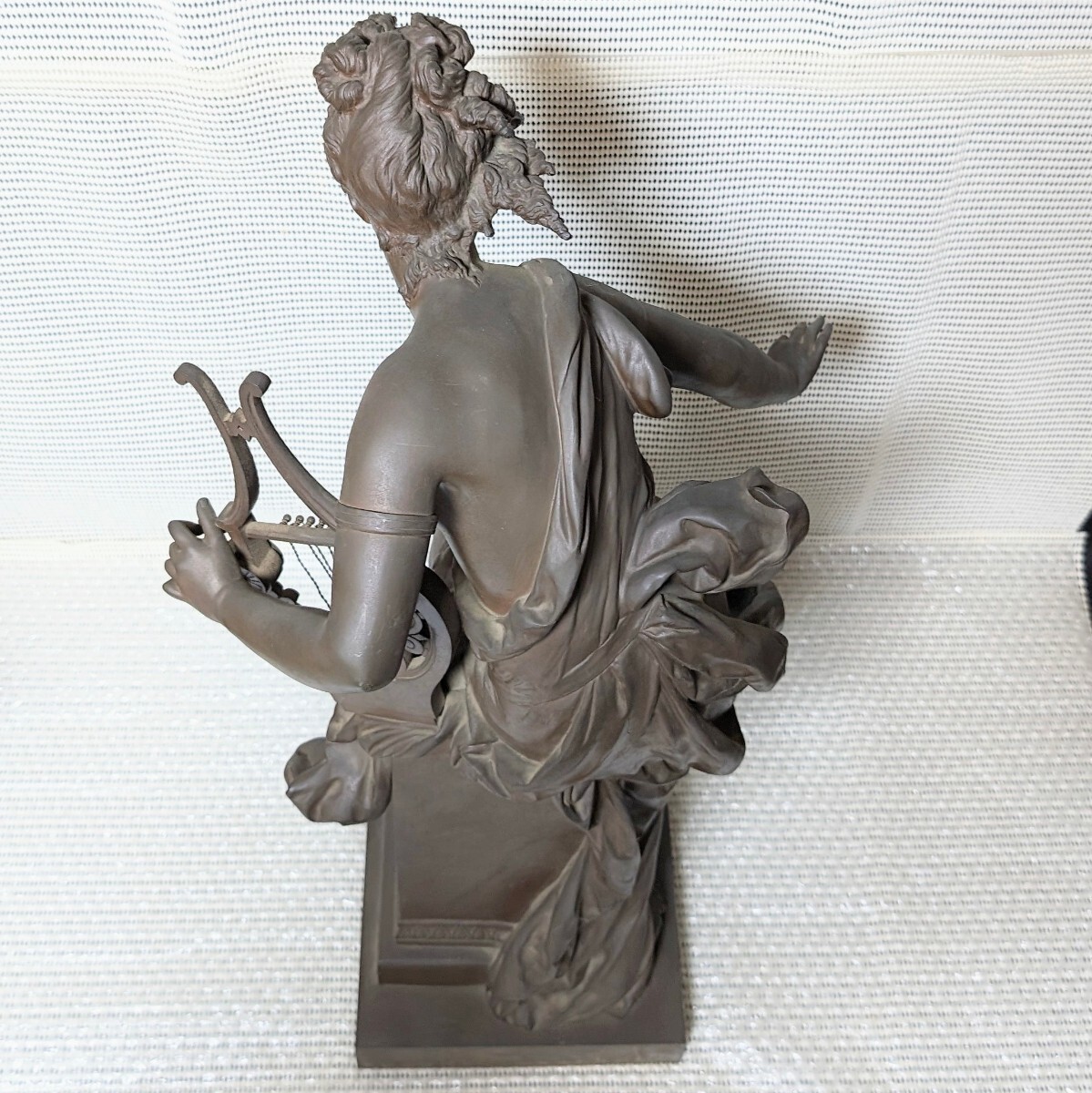 当時物 希少 大型ブロンズ像 西洋彫刻 オブジェ 置物 A CARRIER BELLEUSE 刻印あり カリエ・ベルーズ カリエ ベルーズ 約63cm 20.2kg