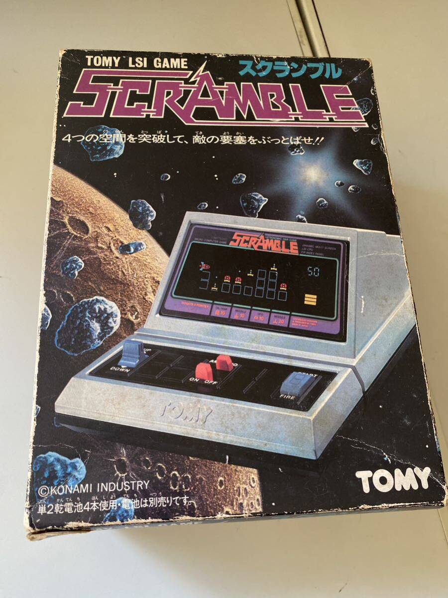 TOMY トミー SCRAMBLE LSIゲーム スクランブル 中古品動作未確認の画像1