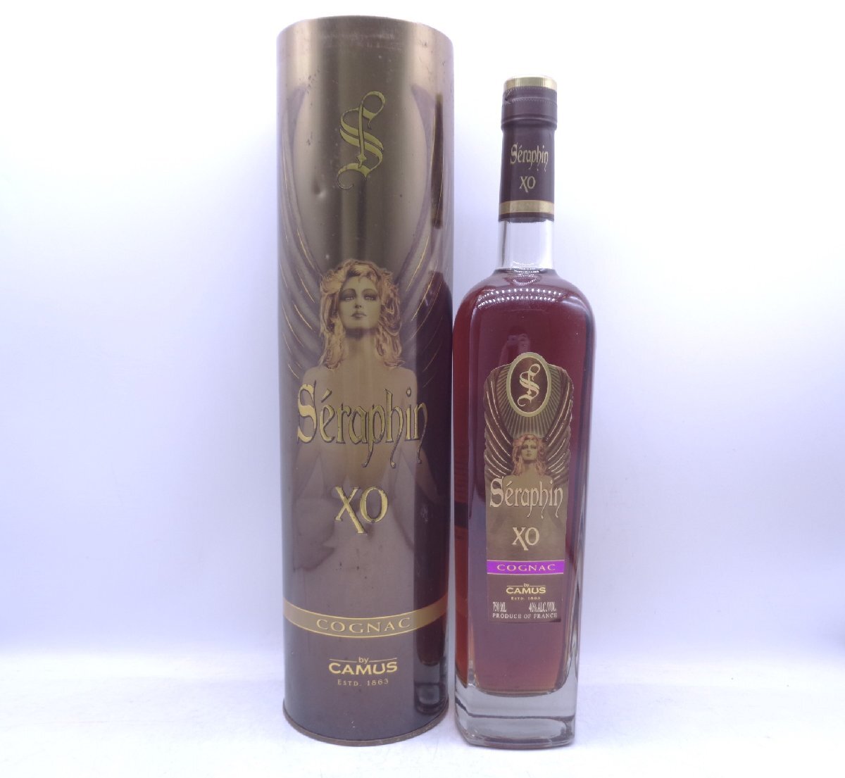 CAMUS カミュ Seraphin XO Cognac 750ml 40% コニャック ブランデー 古酒 未開栓 箱 Q13021の画像1