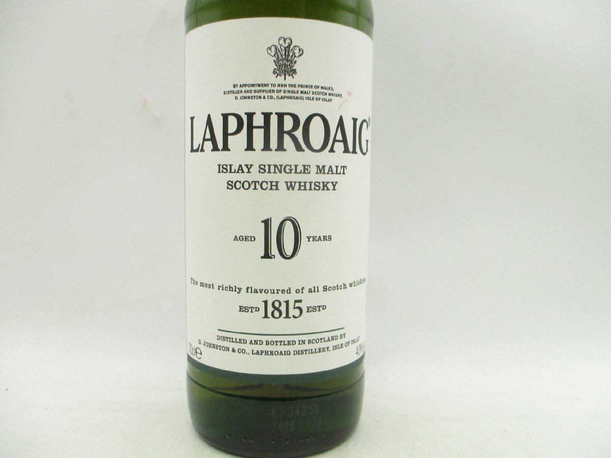 LAPHROAIG ラフロイグ 10年 シングル アイラ モルト スコッチ ウイスキー 700ml 40% 未開封 古酒 G24298_画像5