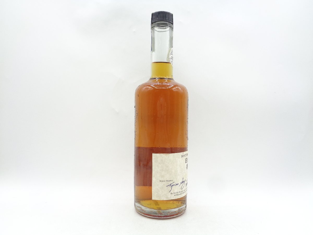 SUNTORY PURE MALT WHISKY サントリー ピュアモルト ウイスキー 白州蒸溜所 樽出原酒 10年 600ml 57% 箱入 未開封 古酒 X262796_画像5