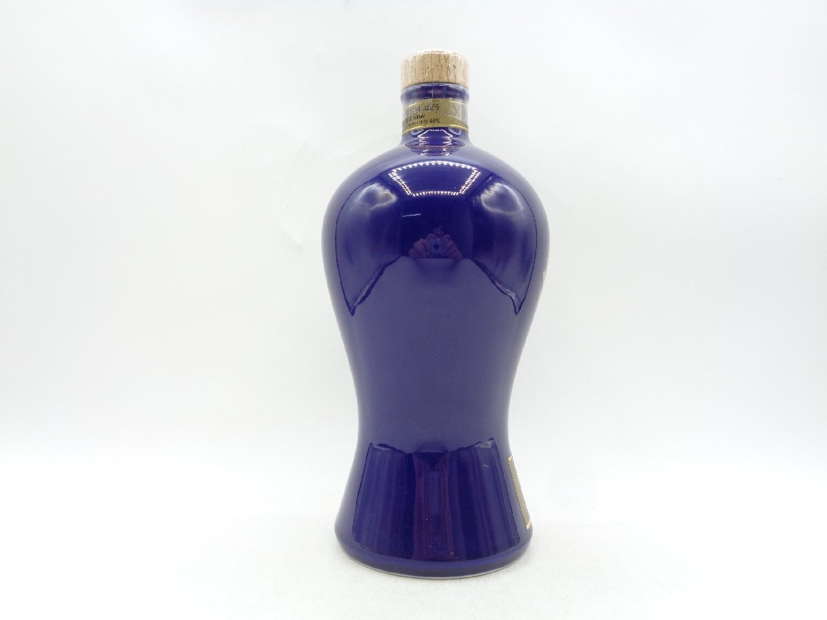 NIKKA PURE GRAPE BRANDY Alambic XO Deluxe ニッカ ピュア グレープ ブランデー アランビック XO デラックス 陶器 箱入 600ml 40% X257959_画像5