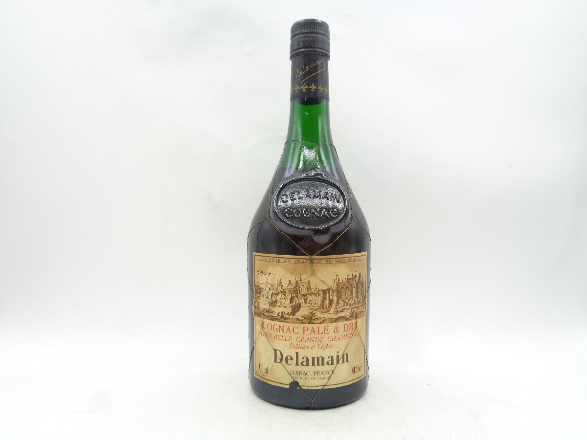 Delamain PALE & DRY デラマン ペール & ドライ グラン シャンパーニュ コニャック ブランデー 700ml 未開封 古酒 X265604_画像1