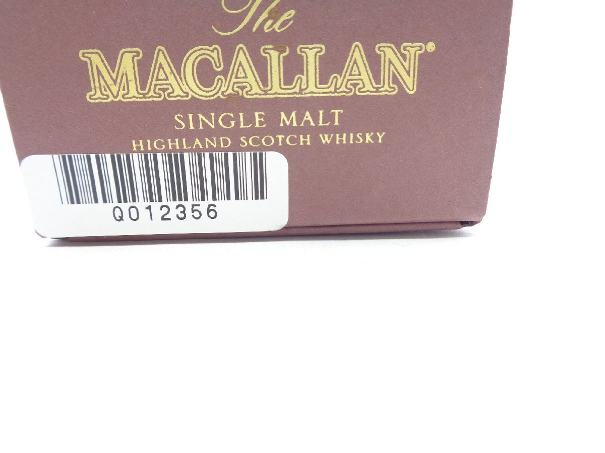 The MACALLAN 12年 ザ マッカラン シングルモルト ハイランド スコッチウイスキー 700ml 40% 箱入 古酒 未開封 P030865_画像2