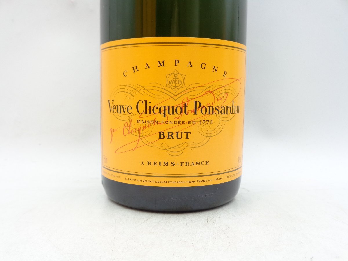 Veuve Clicquot PONSARDIN ヴーヴクリコ ポンサルダン イエローラベル ブリュット シャンパン 箱入 未開封 古酒 750ml 12％ G24492の画像6