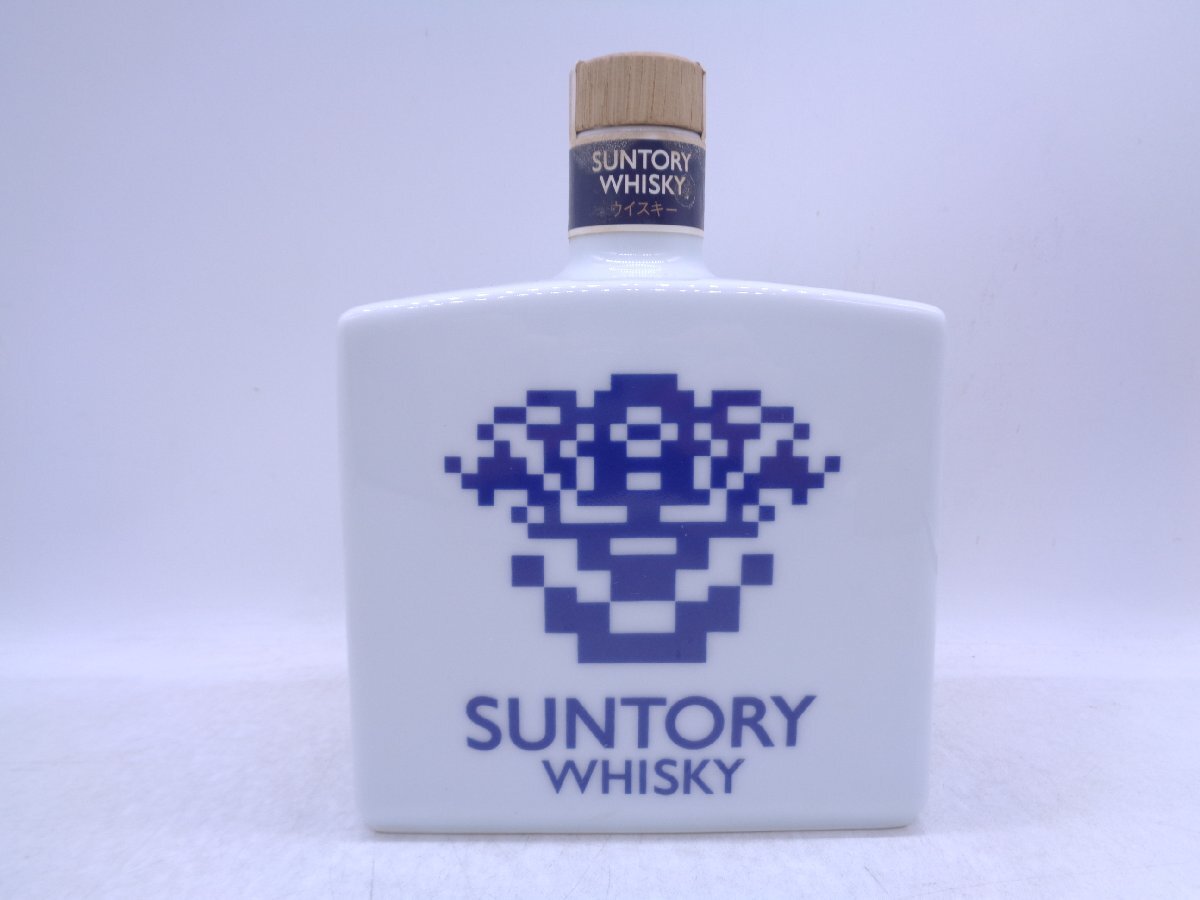 【同梱不可】SUNTORY WHISKY サントリー ウイスキー 佐治敬三 就任記念 平成二年 陶器ボトル 700ml 43% 古酒 未開栓 箱 X81719の画像2