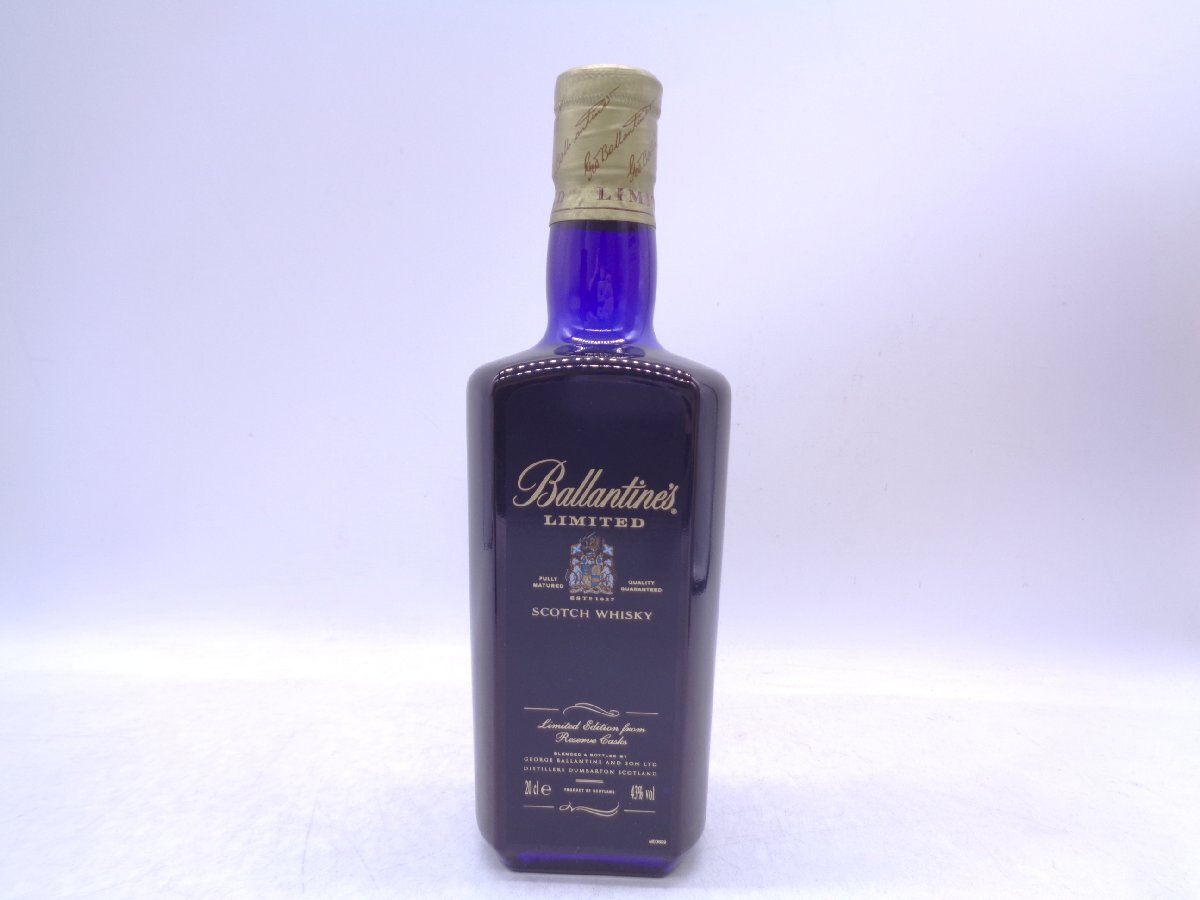 Ballantine's LIMITED バランタイン リミテッド スコッチ ウイスキー 200ml 古酒 未開栓 箱 P031183の画像2