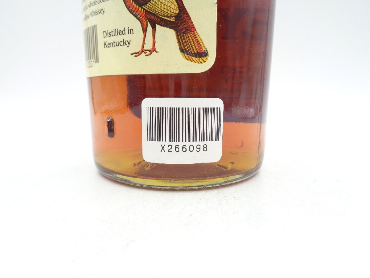 WILD TURKEY 8年 ワイルド ターキー ケンタッキー バーボン ウイスキー 紙封 1140ml 50,5% 未開封 古酒 X266098_画像8