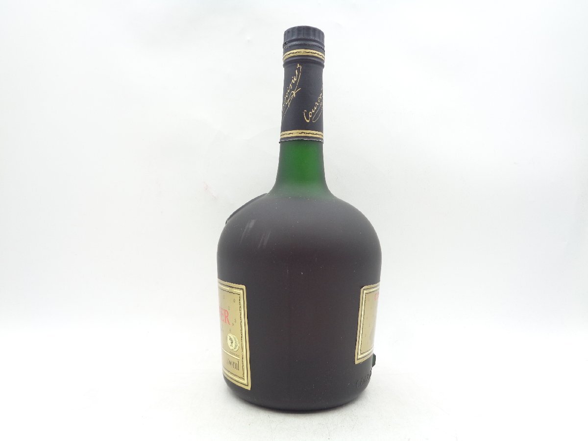 COURVOISIER VSOP クルボアジェ VSOP コニャック ブランデー グリーンボトル 1000ml 箱入 未開封 古酒 X265448の画像3